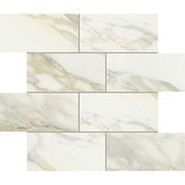 Мозаика Etoile Creme Glo 6 mm Mur 7,5x15 (761815) керамогранит 30х30 см полированная, бежевый, белый