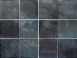 Настенная плитка Hanoi Blue Night 10x10 Equipe глянцевая керамическая 30012