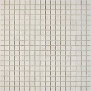 Мозаика из мрамора Thassos PIX294, чип 15x15 мм, сетка 305х305x4 мм глянцевая, белый