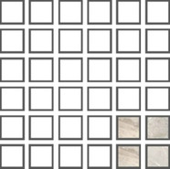Мозаика для бассейна фарфоровая Antique Beige AB1010 Serapool 10х10 матовая, рельефная, глазурованная под камень бежевая