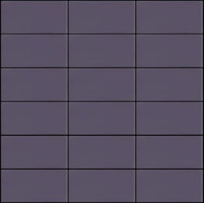 Мозаика Seta Prugna керамика 30х30 см Appiani матовая чип 50х100 мм, фиолетовый SET 2007