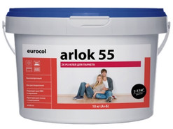 Клей Arlok 55 двухкомпонентный полиуретановый для массивной доски и готового паркета 10 кг