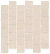 Мозаика Boost Natural Kaolin Mosaico Tumbled 31x31 керамогранит матовая, бежевый A7CF