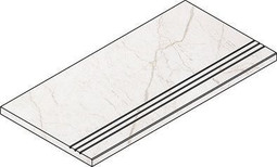 Ступень фронтальная Контемпора X2 Бортик Грип Пур (Pure Bor 30x60 Grip) керамогранит
