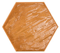 Керамогранит Rain Kaki Hex 19.8х22.8 Prissmacer глянцевый, рельефный (рустикальный) универсальный 78803262
