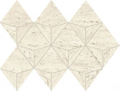 Мозаика Marvel White Mosaico Origami 28x41 керамогранит матовая, бежевый AF9J