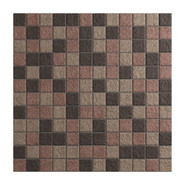 Мозаика Mix Lapis 3 керамогранит 30х30 см Appiani противоскользящая чип 25х25 мм, бежевый, коричневый XLAP 703