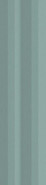 Настенная плитка Stripes Teal 7.5x30 матовая, рельефная керамическая