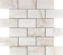 Мозаика Classic Onix Brick Bone 34.6x29.7 керамогранит Velsaa полированная чип 48x98 мм, бежевый