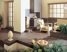 Клинкерная фасадная Natural Brown Elewacja Duro 6.5х24 Paradyz Ceramika структурированная настенная плитка 00000088507