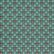 Мозаика Trio006 керамика 30х30 см Appiani Texture матовая чип 12х12 мм, зеленый, коричневый