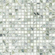 Мозаика Imagine Lab SLK7154M камень 30.5х30.5 см матовая чип 15х15 мм, белый, зеленый, серый