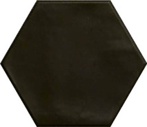 Настенная плитка Hope Hex Nero Graphito Glossy 15x17.3 глянцевая керамическая