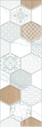 Настенная плиткаAvila Sot Patchwood 20x60 Emtile матовая керамическая УТ-00009268