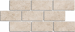 Бордюр BR024 Роверелла Беж Мозаичный 14.7х34.5 Kerama Marazzi матовый