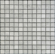 Мозаика PIX 329 Tundra Grey, мрамор 30.5х30.5 см Pixmosaic матовая чип 23х23 мм, серый PIX 329