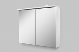 Зеркальный шкаф с подсветкой 80 см, белый глянец AM.PM Spirit 2.0