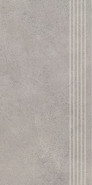 Ступень фронтальная Silkdust Light Grys Stopnica Prosta Nacinana Mat. 29.8x59.8 керамогранит матовая, противоскользящая 5902610550256