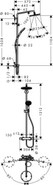 Душевая стойка Hansgrohe Raindance Select E 240 Showerpipe