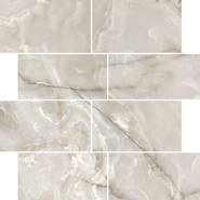 Мозаика Onyx and More Silver Onyx Satin 6 mm Mur. 30х30 см керамогранит Casa Dolce Casa сатинированная чип 75х150 мм, серый 767709