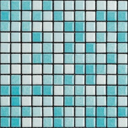 Мозаика Mix Standard Wellness and Pool 15 керамика 30х30 см Appiani матовая чип 25х25 мм, бирюзовый XWEL 715