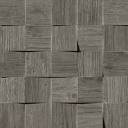 Декор Axi Grey Timber Mosaico 3D керамогранит