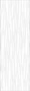Настенная плитка Satin White Coastal 30х90 Gravita матовая, рельефная (структурированная) керамическая 78801852
