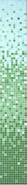 Мозаика Degradados Nilo-2 № 602/600/507/503/510 31,7x31,7 (на сетке) 2.5x2.5 стекло