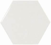 Настенная плитка Hexagon White керамическая