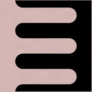 Декор Garland Rosa Negro 20x20 глянцевый керамический