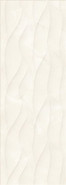 Настенная плитка 663 Marbelia (Рельеф Волна) 29,5х89,5 Eurotile Ceramica глянцевая керамическая 663 MBD1BN