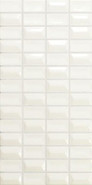 Настенная плитка 3D Bars Diamond Quartz Gloss 12.5х25 Wow 3d, глянцевая, рельефная (структурированная) керамическая УТ-00048722