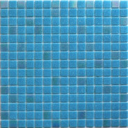 Мозаика MIX29 стекло синий 32.7х32.7 см NSmosaic Econom Series глянцевая чип 20х20 мм