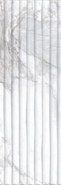 Настенная плитка Haute White Decor Sp 33.3x100 матовая керамическая