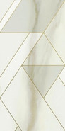 Декор Шарм Эдванс Кремо Голден Лайн Charme Advance Cremo Inserto Golden Line 40х80 матовый керамический