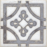Вставка STG/A406/1266H Амальфи Орнамент Коричневый 9.8х9.8 Kerama Marazzi матовая керамическая
