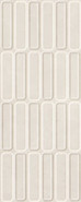 Настенная плитка Alure Oval Ivory 30х75 Cifre матовая, рельефная (структурированная) керамическая 78803455