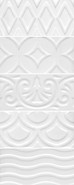 Настенная плитка 16017 Авеллино Белый Структура Mix 7.4х15 Kerama Marazzi рельефная (структурированная), глянцевая керамическая