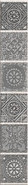 Бордюр 585581001 Grazia Grey Nefertiti 6,2х40,5 керамический