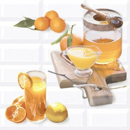 Панно Vogue Citrus 1 Azori 40.2x40.5 глянцевое керамическое