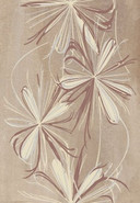 Декор Sonnet Beige Flower Azori 20.1х50.5 матовый керамический 587892001