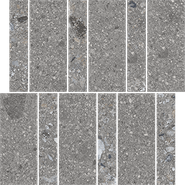 Мозаика Mosaico Amasia AB|C Gris 30x30 керамогранит