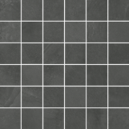 Мозаика Континуум Петрол керамогранит 30х30 см матовая, черный 610110001022