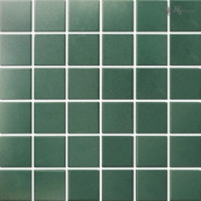 Мозаика P-543 керамика матовая 30.6х30.6 см NSmosaic Porcelain Series чип 48х48 мм, зеленый