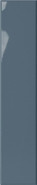 Настенная плитка Plinto Blue Gloss 10.7х54.2 DNA Tiles глянцевая керамическая 78803273