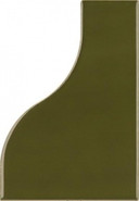 Настенная плитка Curve Garden Green Matt 8,3x12 Equipe матовая керамическая 28862