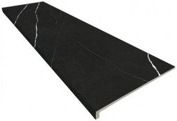 Ступень фронтальная Peld.Recto Nero C-1 120x33x3 матовая керамогранит