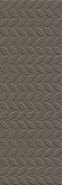 Настенная плитка RA6Q Vida Struttura Foglia 3D Fango Rett 30x90 Marazzi Ragno матовая керамическая УТ-00027990