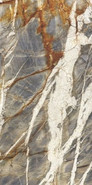 Керамогранит Ultra Marmi Blue Tempest Block A Luc Shiny 150x300 6 mm Ariostea полированный универсальный G010812