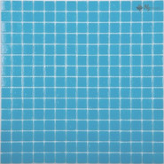 Мозаика NSmosaic GB03 Стекло Ср. Голубой 32.7х32.7 см глянцевая чип 20х20 мм